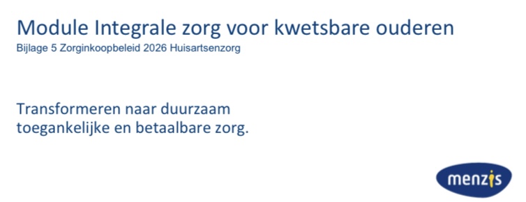 Praktijkondersteuner ouderenzorg is geen robot