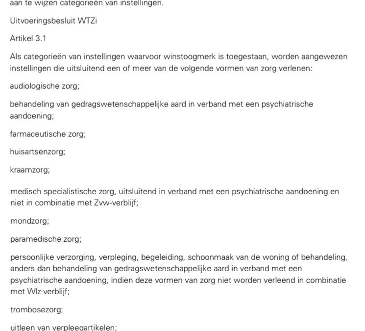 Wibz en winstuitkering: nieuwe regels in een oud spanningsveld