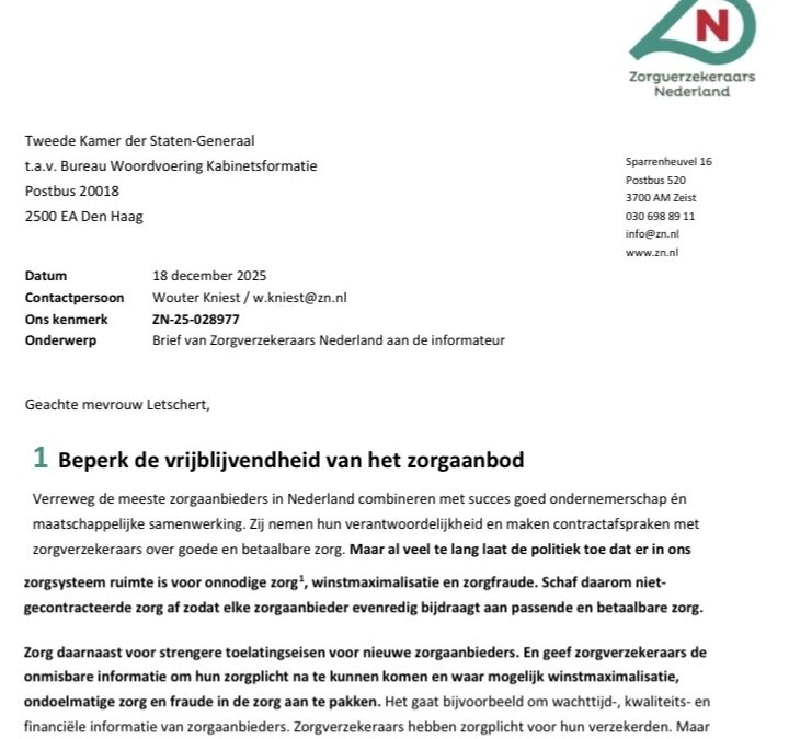 Niet-gecontracteerde zorg als zondebok van zwak zorginkoopbeleid