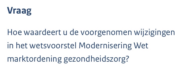 Voorgenomen wijzigingen Wmg niet de zaken met hoogste prioriteit